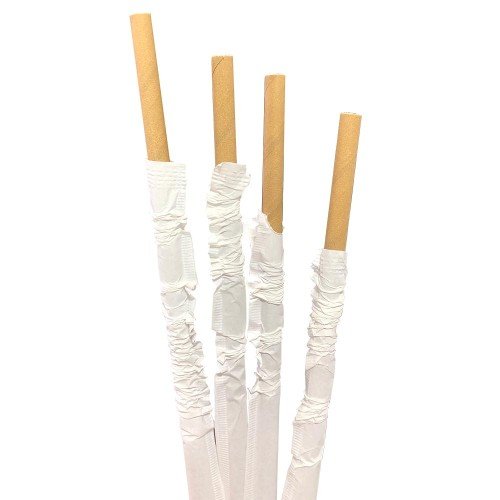 Paper Wrapped Paper Straws